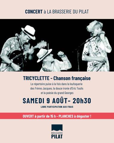 La Brasserie du Pilat - Concert - Tricyclette_Saint-Julien-Molin-Molette