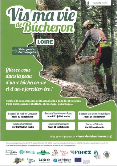 Les Rendez-vous "Vis ma vie de Bûcheron"_Pélussin