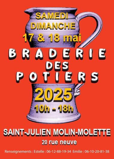 Braderie des potiers_Saint-Julien-Molin-Molette