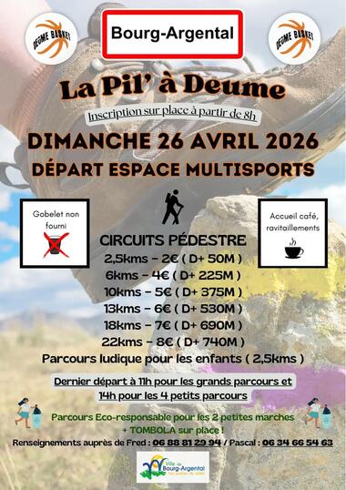 Marche "La Pil' à Deûme"_Bourg-Argental