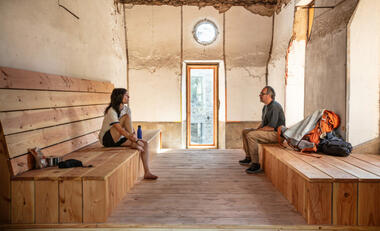 "En conséquence d’un vœu souscrit" Œuvre d’art refuge_Saint-Julien-Molin-Molette