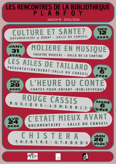 Les rencontres de la bibliothèque - Théâtre_Planfoy