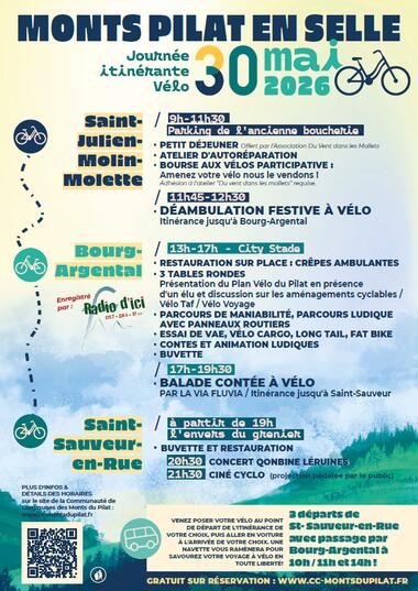 Monts Pilat en selle - Journée itinérante vélo_Saint-Julien-Molin-Molette