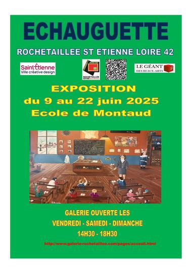 Exposition peinture de l'école de Montaud_Rochetaillée