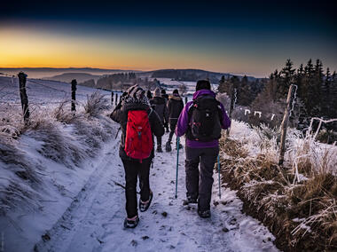 Veillée nordique avec repas montagnard à l'Auberge du Tremplin_Le Bessat
