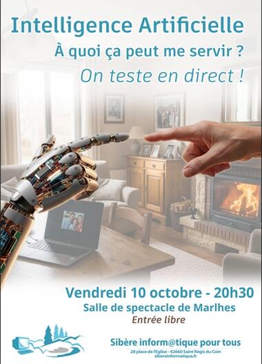 Soirée "Sibère informatique" - Intelligence Artificielle_Marlhes