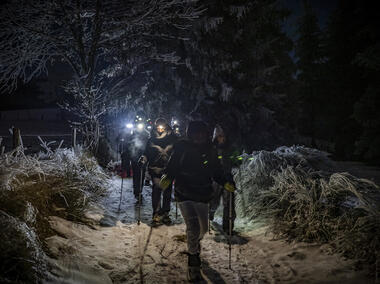 Veillée nordique avec repas montagnard à l'Auberge du Tremplin_Le Bessat