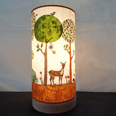 lampe art du papier japonais découpé
