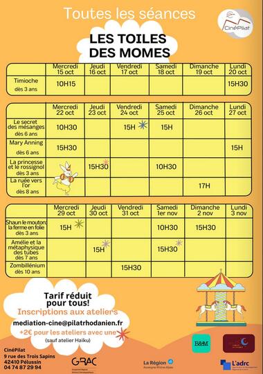 Ciné Pilat "Les Toiles des Mômes"_Pélussin