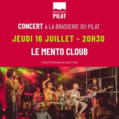 La Brasserie du Pilat - Concert - LE MENTO CLOUB_Saint-Julien-Molin-Molette