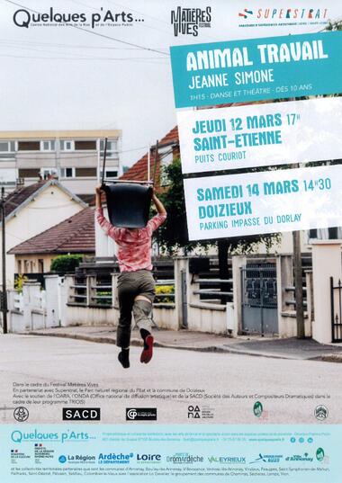 Spectacle Quelques p'Arts - Animal travail_Doizieux
