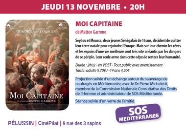 Festival du cinéma solidaire du Pilat : Film "Loi capitaine"_Pélussin