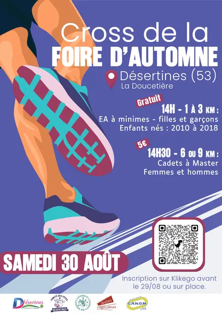Cross de la Foire d’Automne 2025 Inscription Résultats