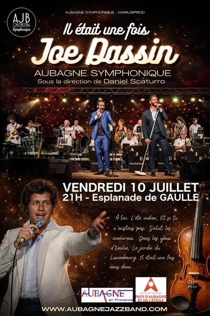Concert « il était une fois Joe Dassin » (Aubagne) | Provence-Alpes-Côte  d'Azur Tourisme