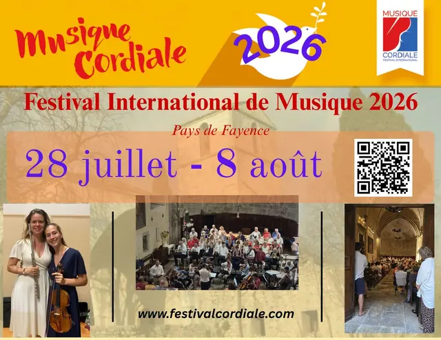 Affiche Festival International Musique Cordiale
