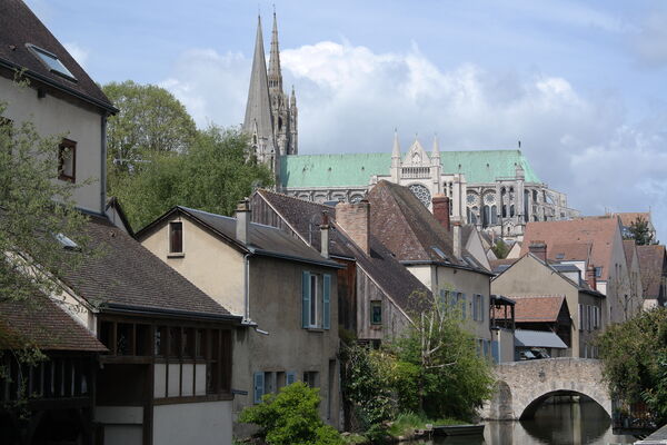 Bords de l'Eure - Cathédrale