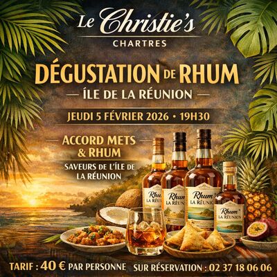 Dégustation de Rhum – Île de La Réunion