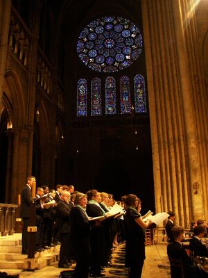 Chants dans la cathédrale