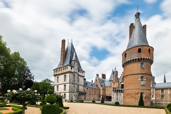 Château de Maintenon depuis les jardins à la française