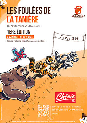 affiche-officielle-course-virtuelle-les-foulees-de-la-taniere-2025-300