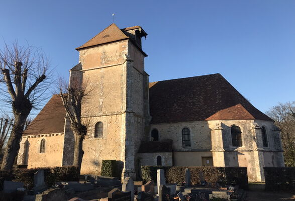 visite coudray morancez ancienne église du Coudray