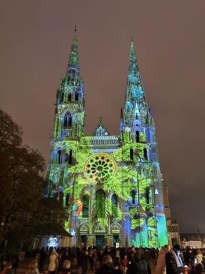 Charrtres en lumièress Noël