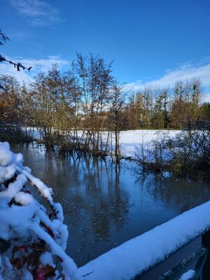 depuis le petit pont proche du gîte