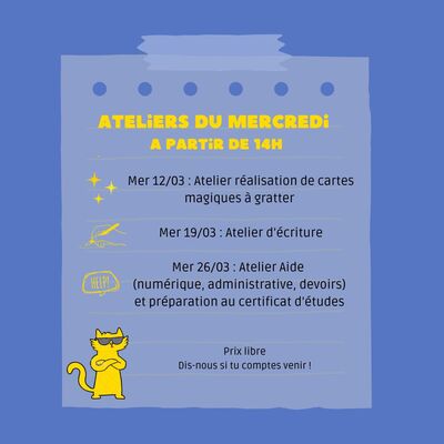 Atelier cartes magiques