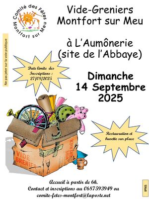 Affiche vide grenier