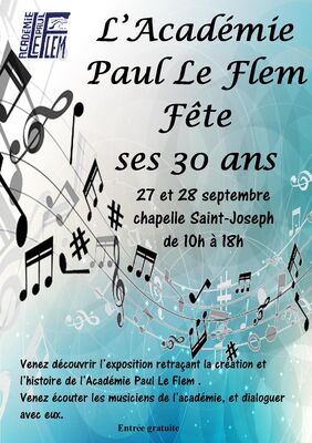 30 ans académie Paul Le Flem
