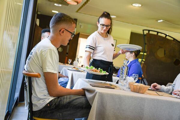 Restaurant le Pommeret, service