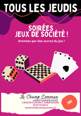 2022-tous les jeudis soirÚes jeux !
