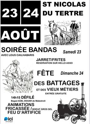Affiche Fête des Battages-St-Nicolas-2025