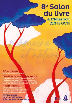 Affiche-Salon du Livre-MAlestroit-2025