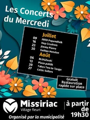 CONCERTS DU MERCREDI-Missiriac-2025