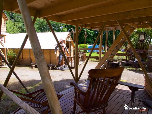 Camp western 5 Camping d'Aleth St-Malo de Beignon Brocéliande