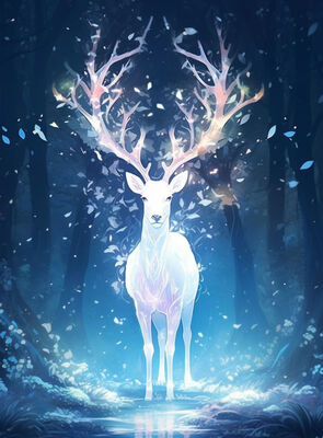 Cerf blanc