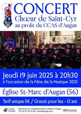 Concert-Choeur St-Cyr-Augan-Juin 2025