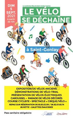 Fête du vélo Saint-Gonlay