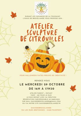 Halloweene citrouille oasis
