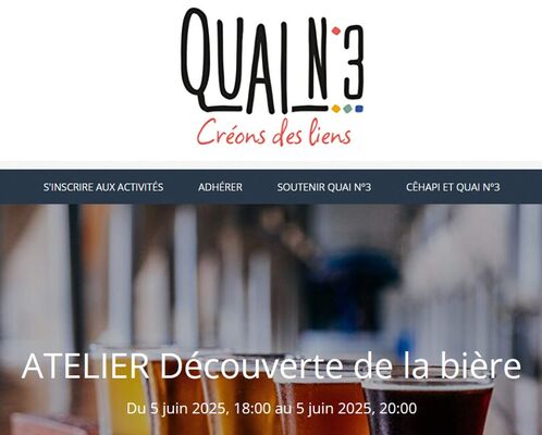 Quai n°3 découverte de la bière
