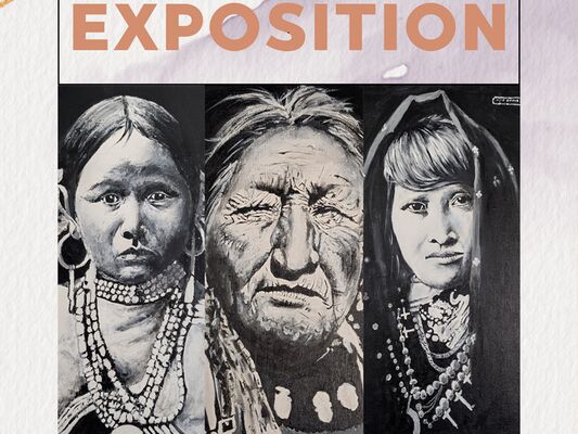 Exposition de portraits de femmes indiennes