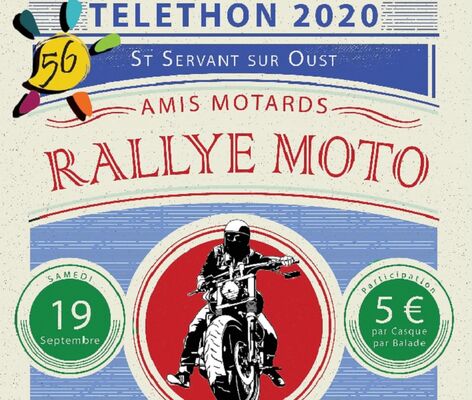 rallye moto telethon st servant