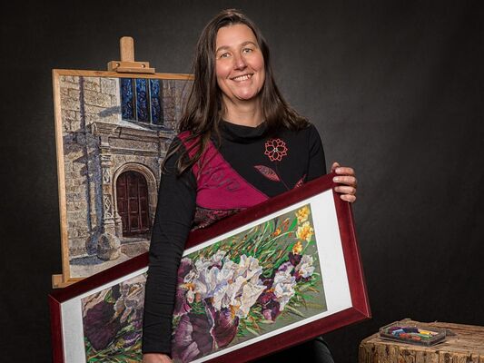 visite_artistique_Josselin_pastel_DestinationBrocéliande