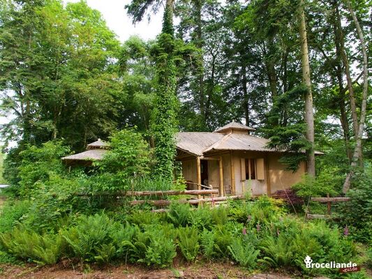 Cabane Bambou-3 Camping d'Aleth St-Malo de Beignon Brocéliande