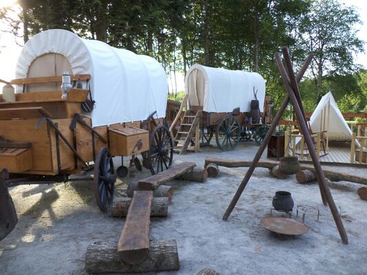 Camp western Camping d'Aleth St-Malo de Beignon Brocéliande