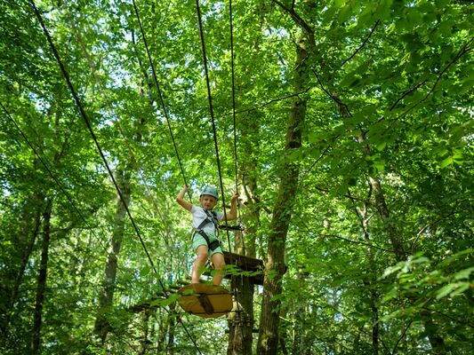 Roc Aventure - Accrobranche - Val d'Oust - Le Roc Saint-André - Morbihan - Bretagne