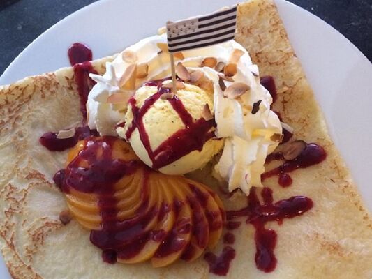 crêperie du Lac - dessert - Taupont - Brocéliande