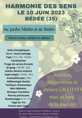 programme harmonie des sens Bédée