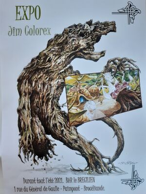 Expo Jim Colorex_été 2021_Paimpont